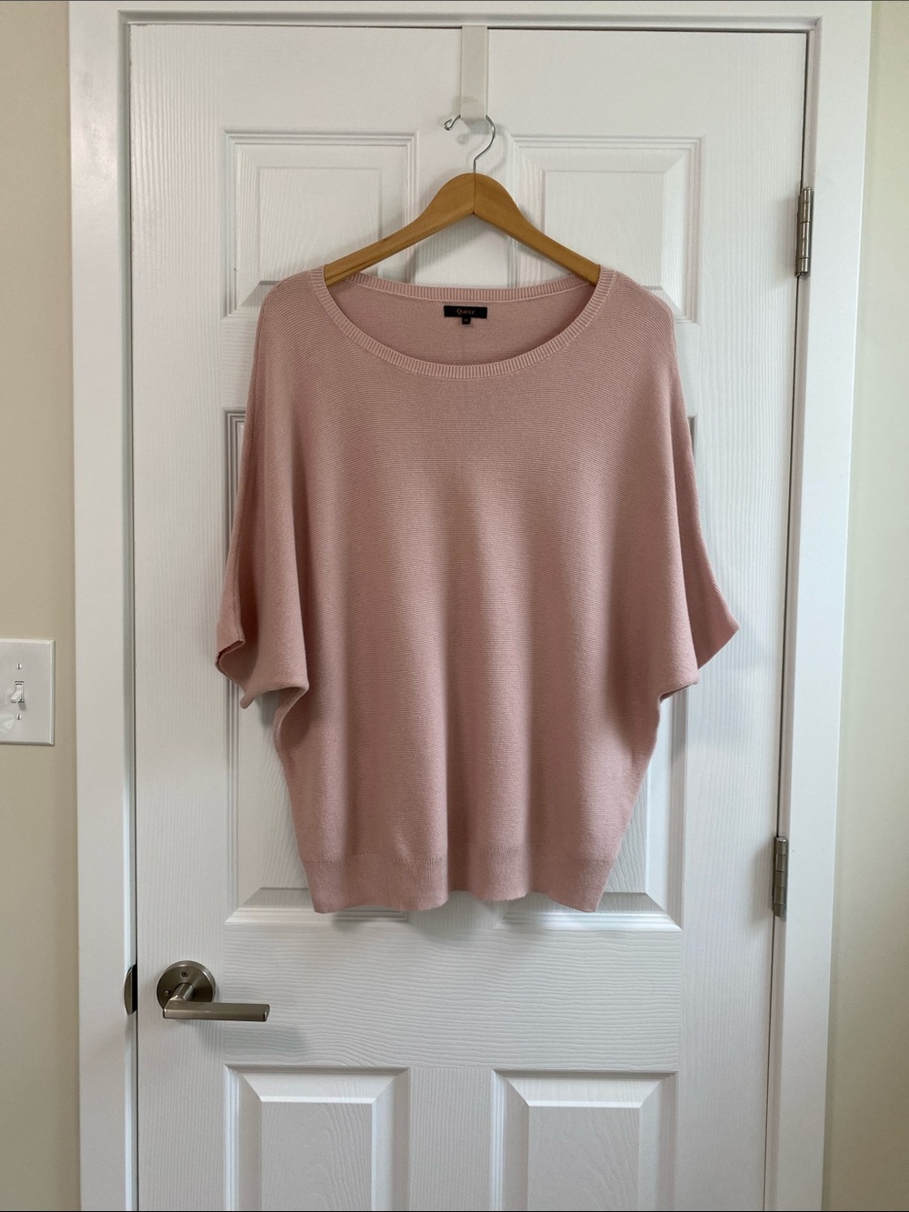 Quince Lightweight Cotton-Cashmere Dolman Sweater XL - Picture 2 of 11